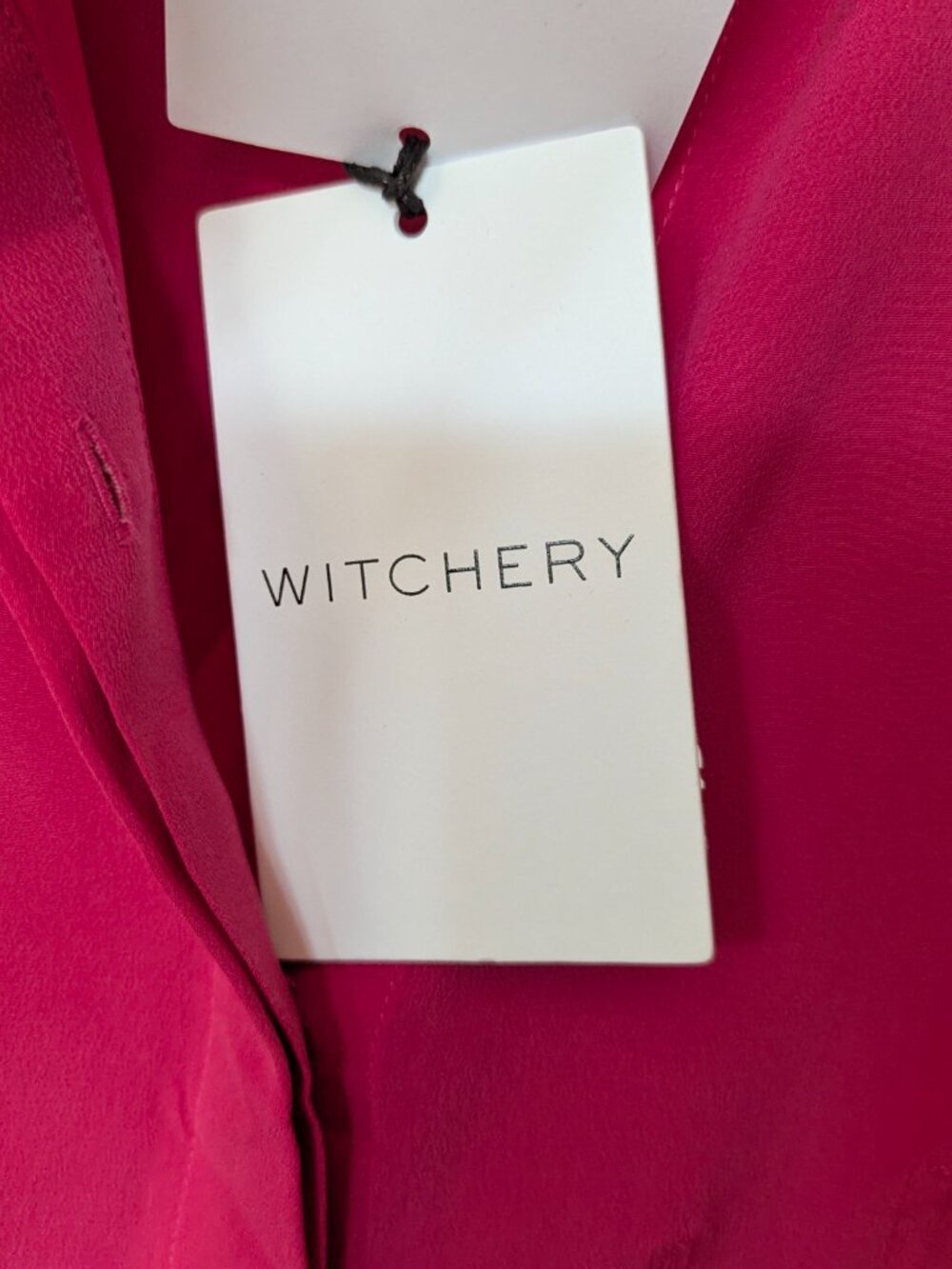 Witchery 100% Silk Blouse | New with Tags - Picture 10 of 11